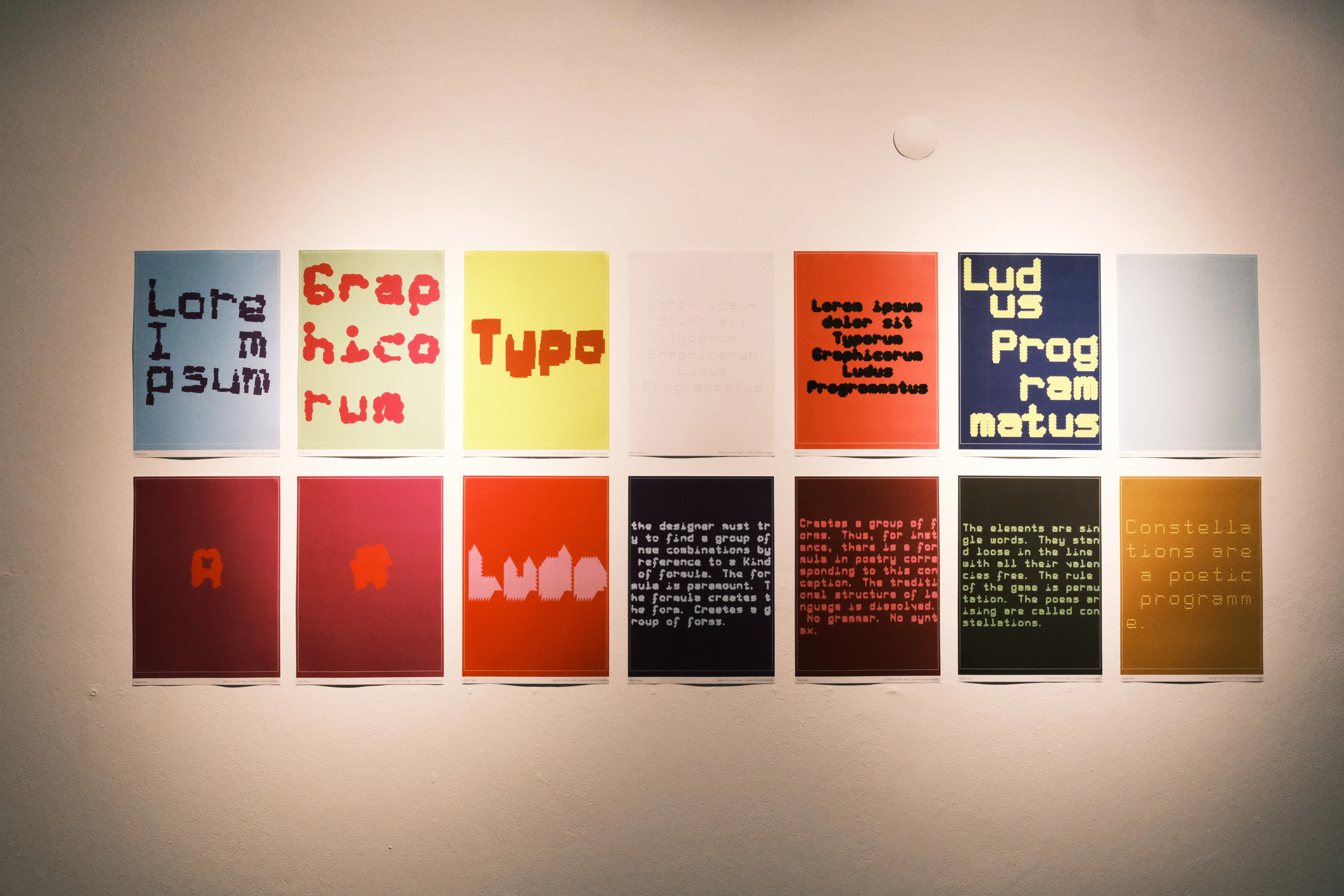 Pixel Traps: Typefaces Programmed to Play — 10